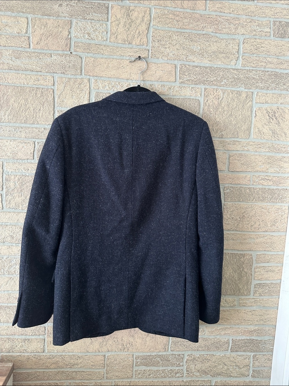 J. Crew Ludlow 100% Wool Yorkshire Tweed Moon English Blazer Navy Blue - Picture 3 of 7